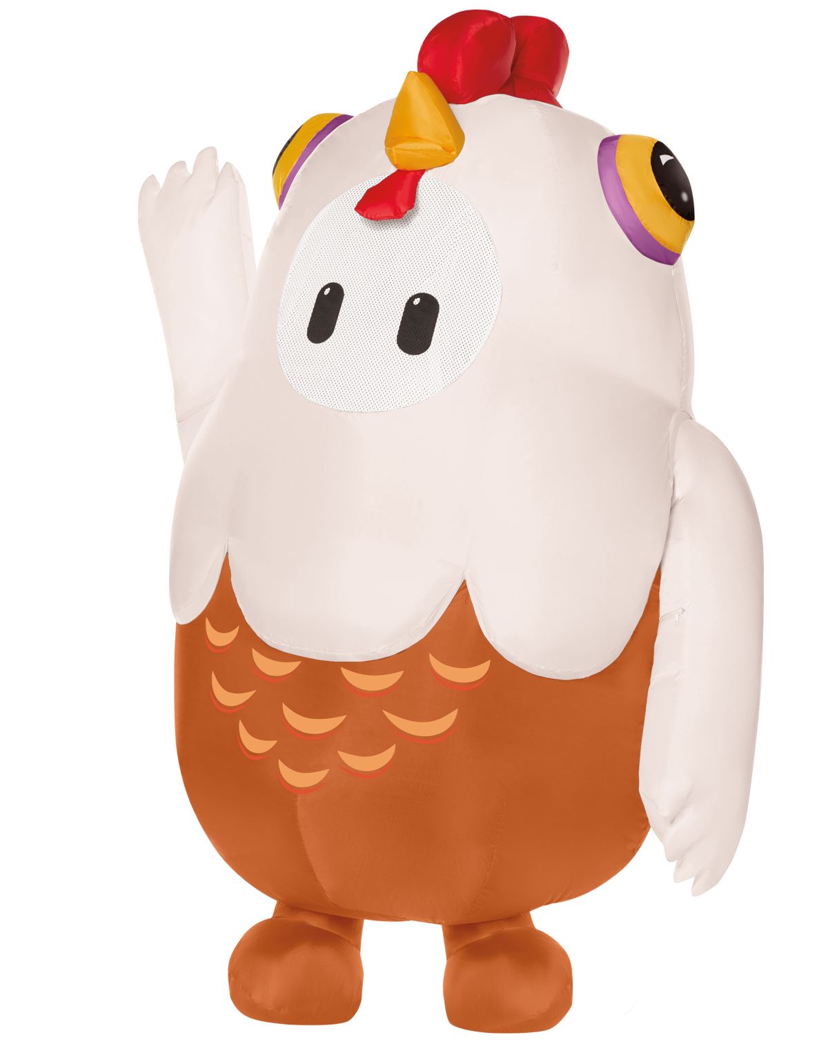 Adult Fall Guys Chicken Inflatable Costume