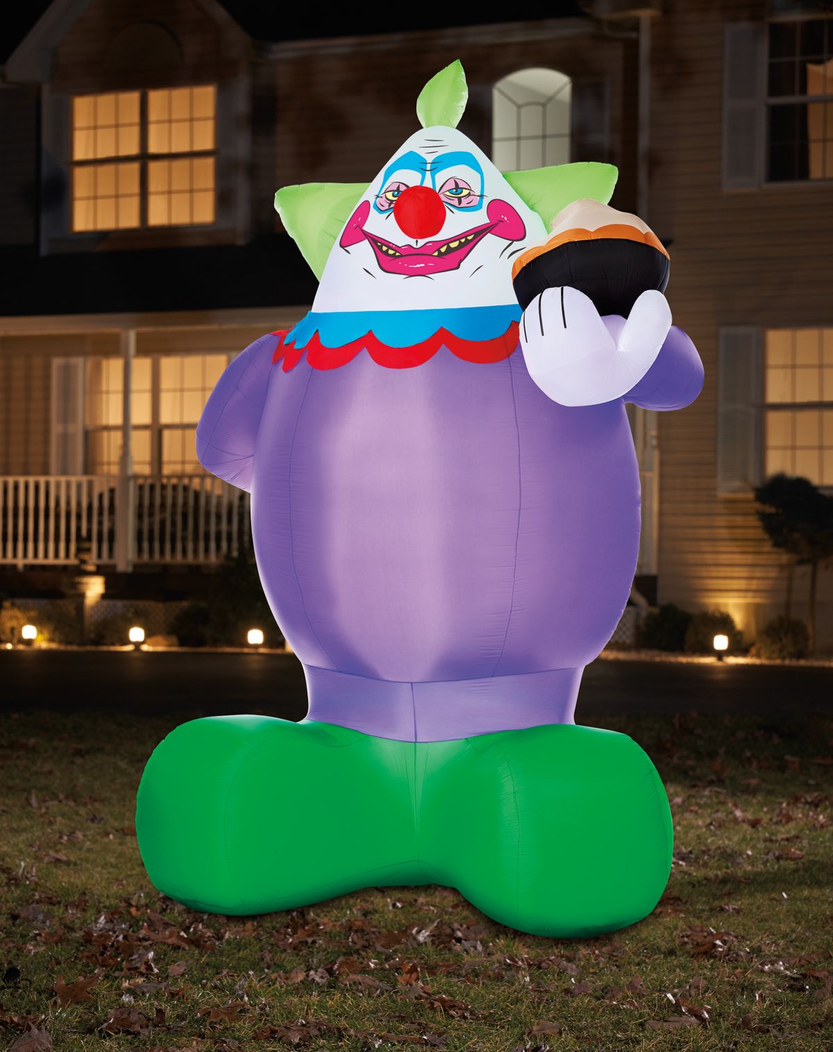 12 Ft Jumbo Light-Up Inflatable Decoration - Killer Klowns from Outer Space