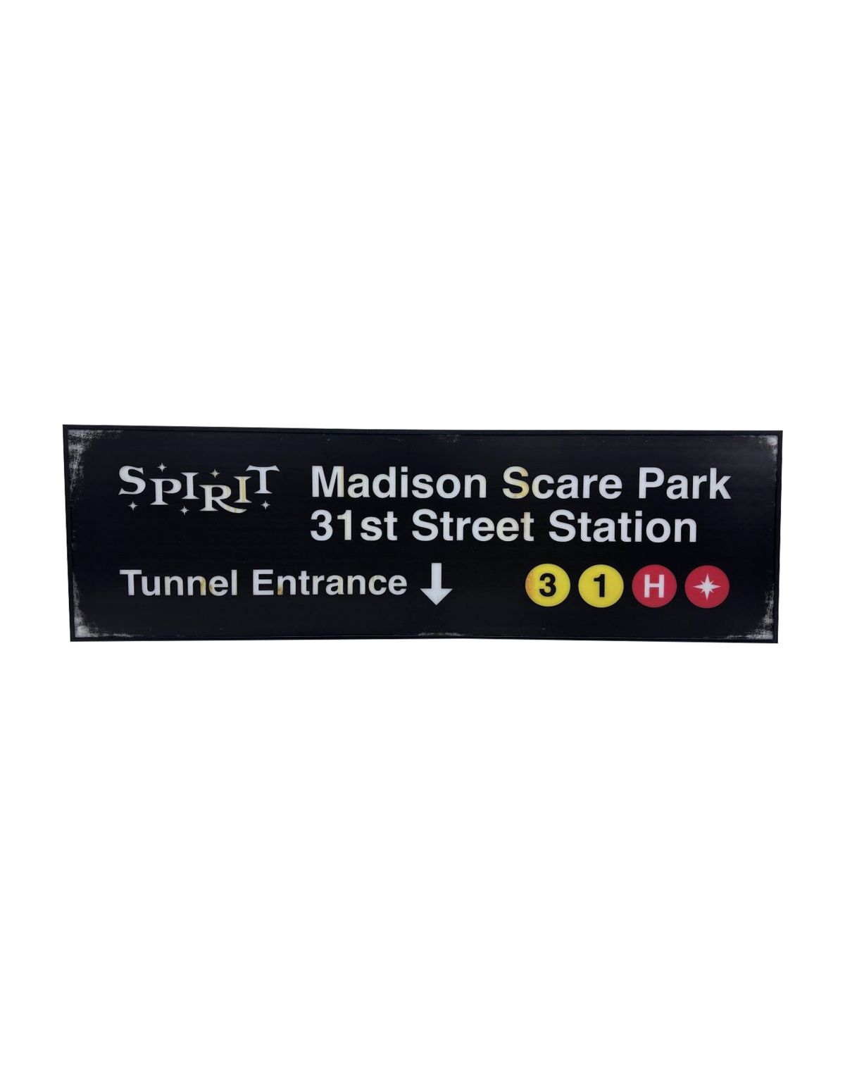 Light-Up Madison Scare Park 31st Street Station Sign