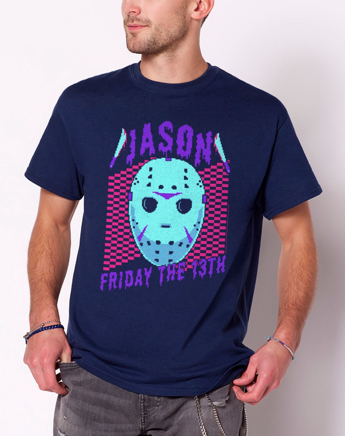Game Over Jason Voorhees Mask T Shirt - Friday the 13th