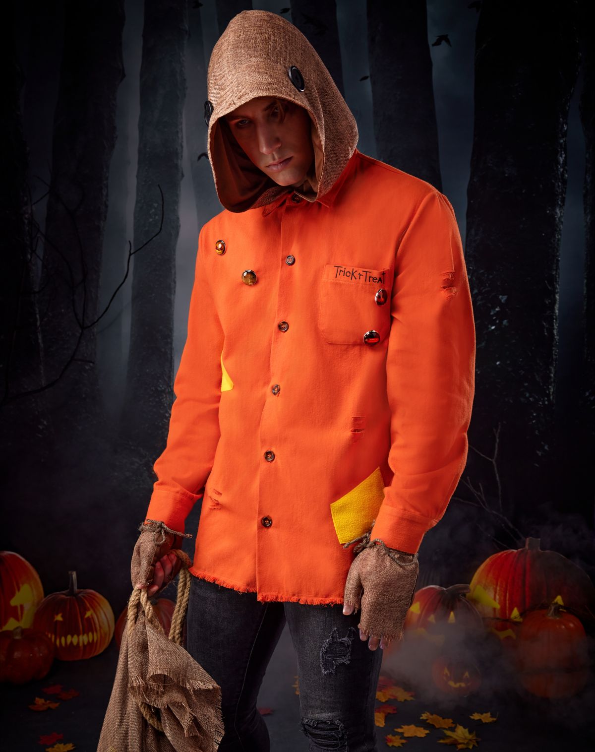 Sam Hooded Costume Top - Trick 'r Treat