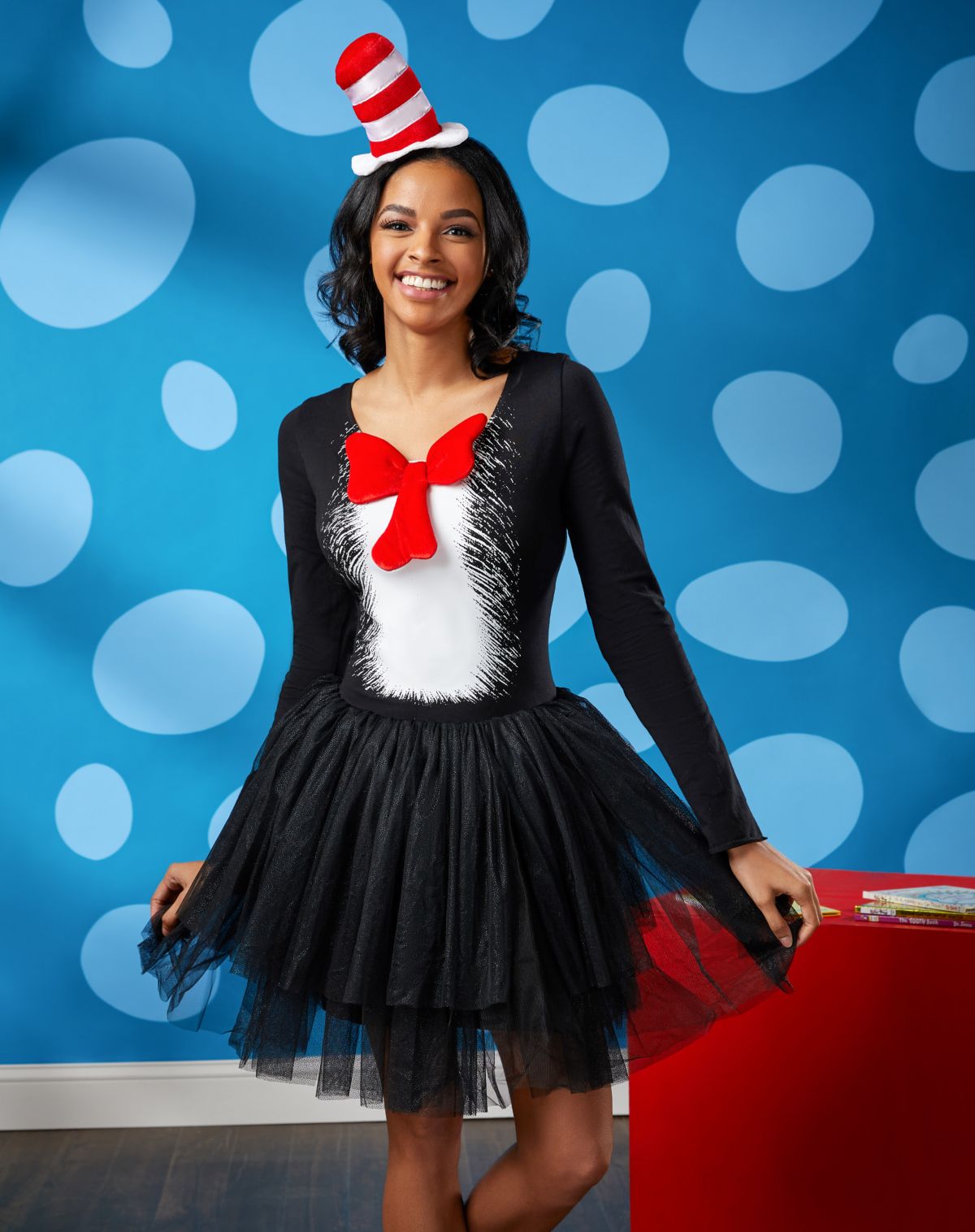 Adult Cat in the Hat Tutu Dress - Dr. Seuss
