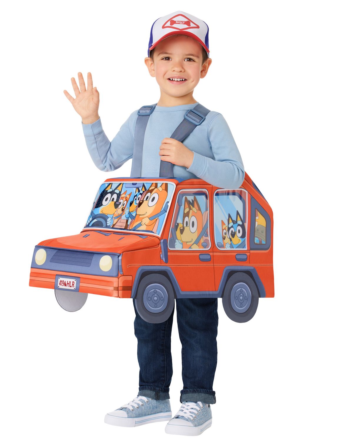 Toddler Bluey Car Ride-Along Costume