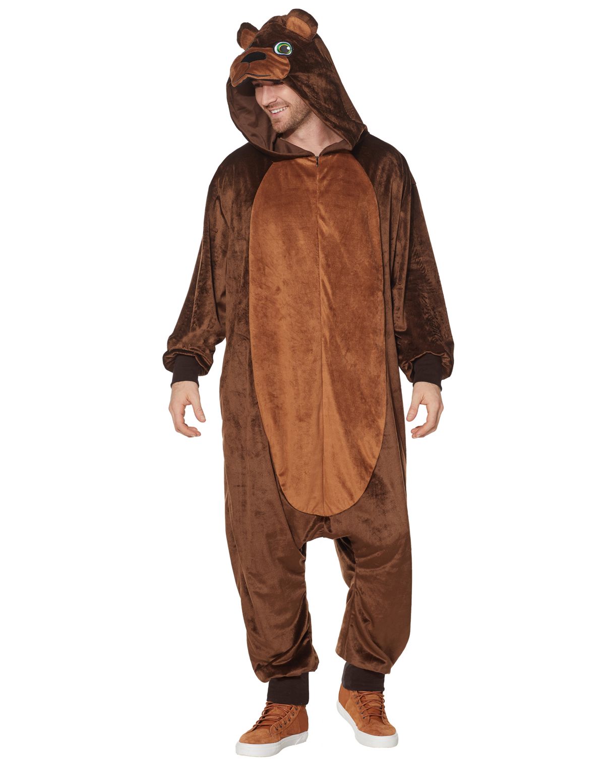 Adult Bear Jumpsuit Costume
