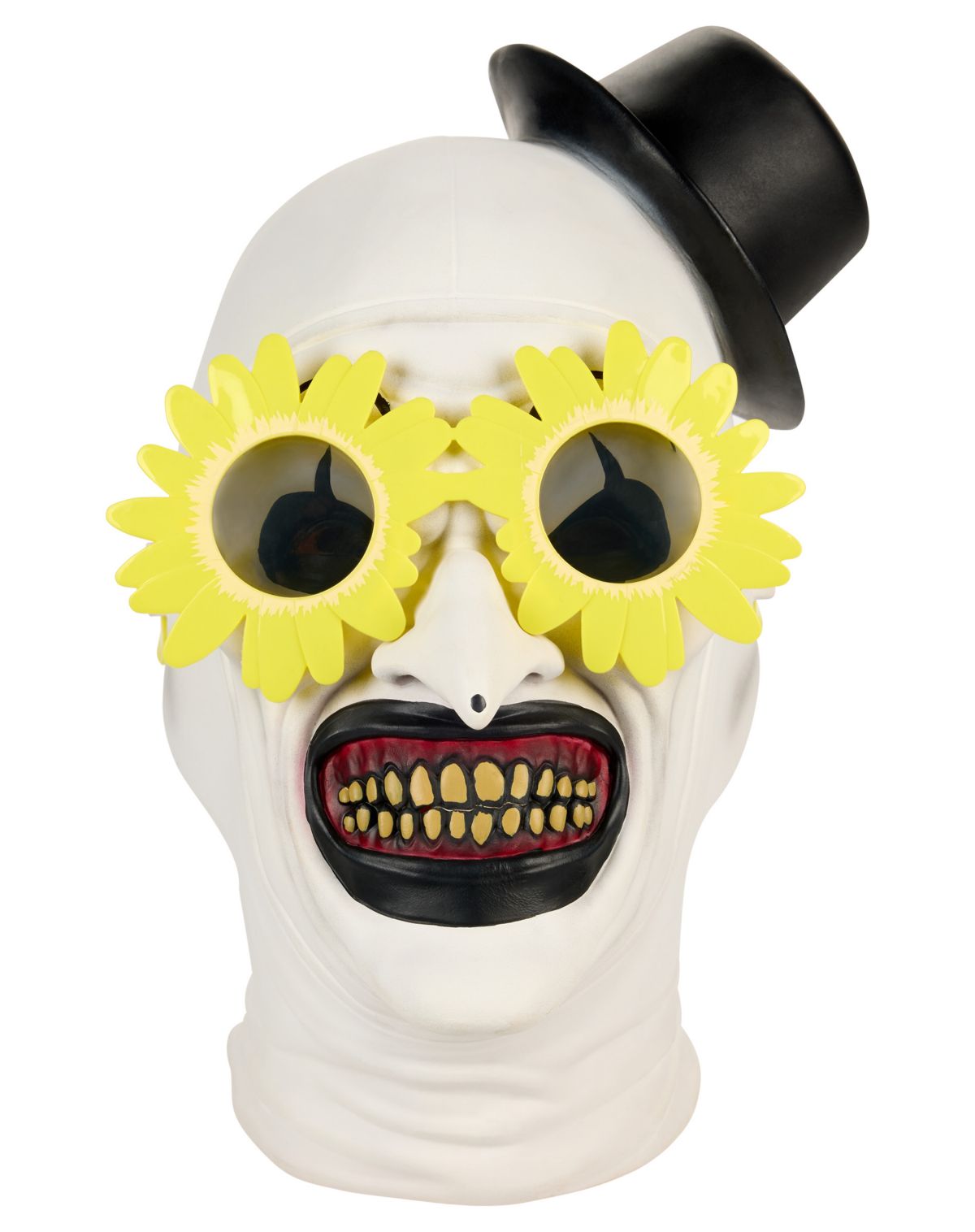 Art the Clown Full Mask with Sunflower Sunglasses - Terrifier
