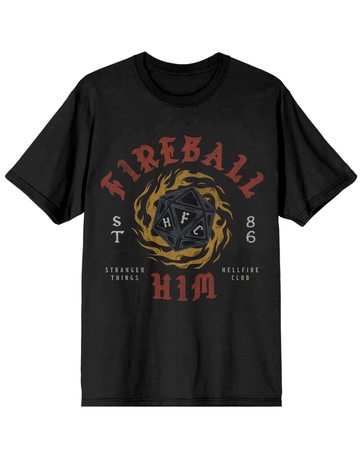 Stranger Things Fireball Him T Shirt
