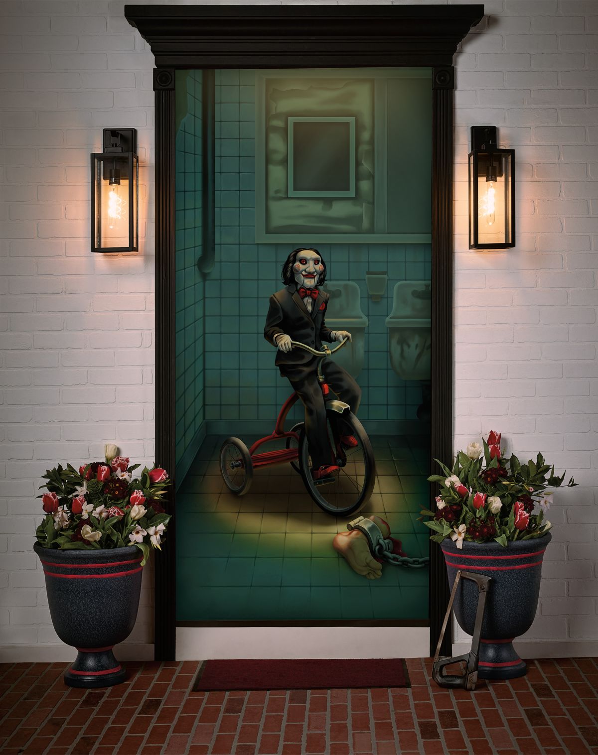 Billy the Puppet Door Cover - Saw