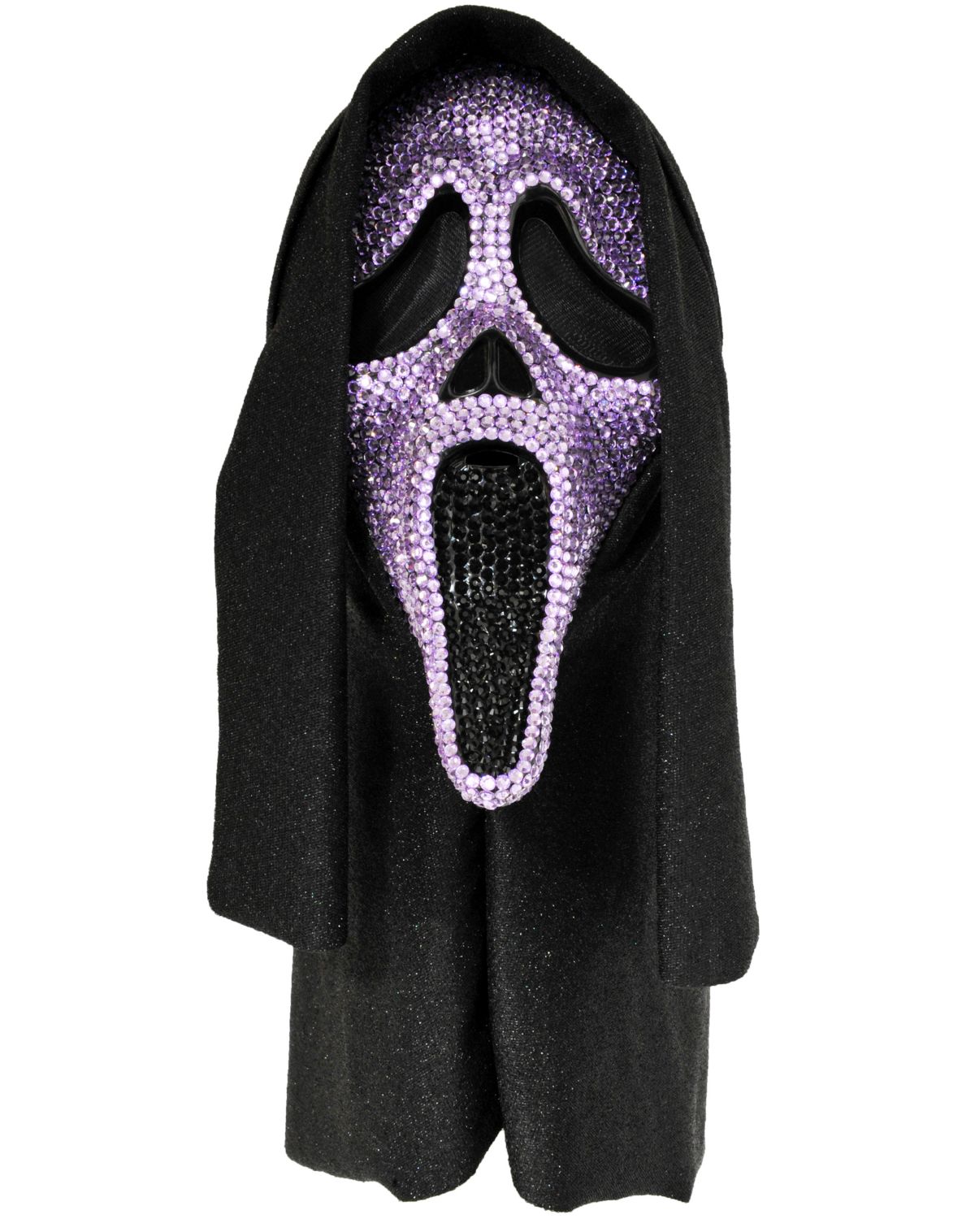 Ghost Face Purple Bling Mask