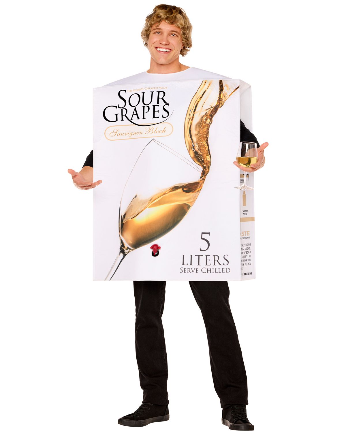 Adult Wine Box 3D Costume