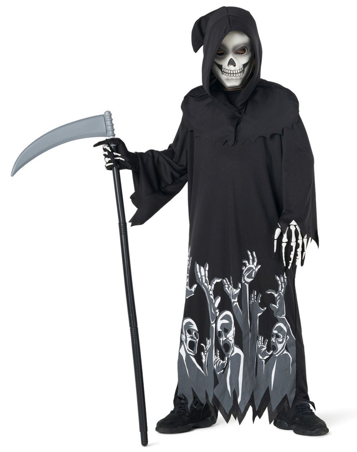 Kids Glow in the Dark Grim Reaper Costume