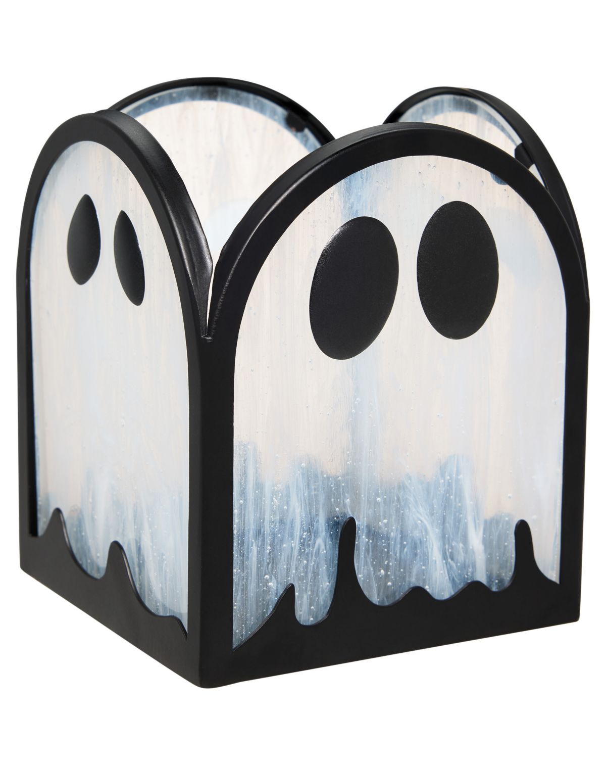 Ghost Stained Glass Votive Holder