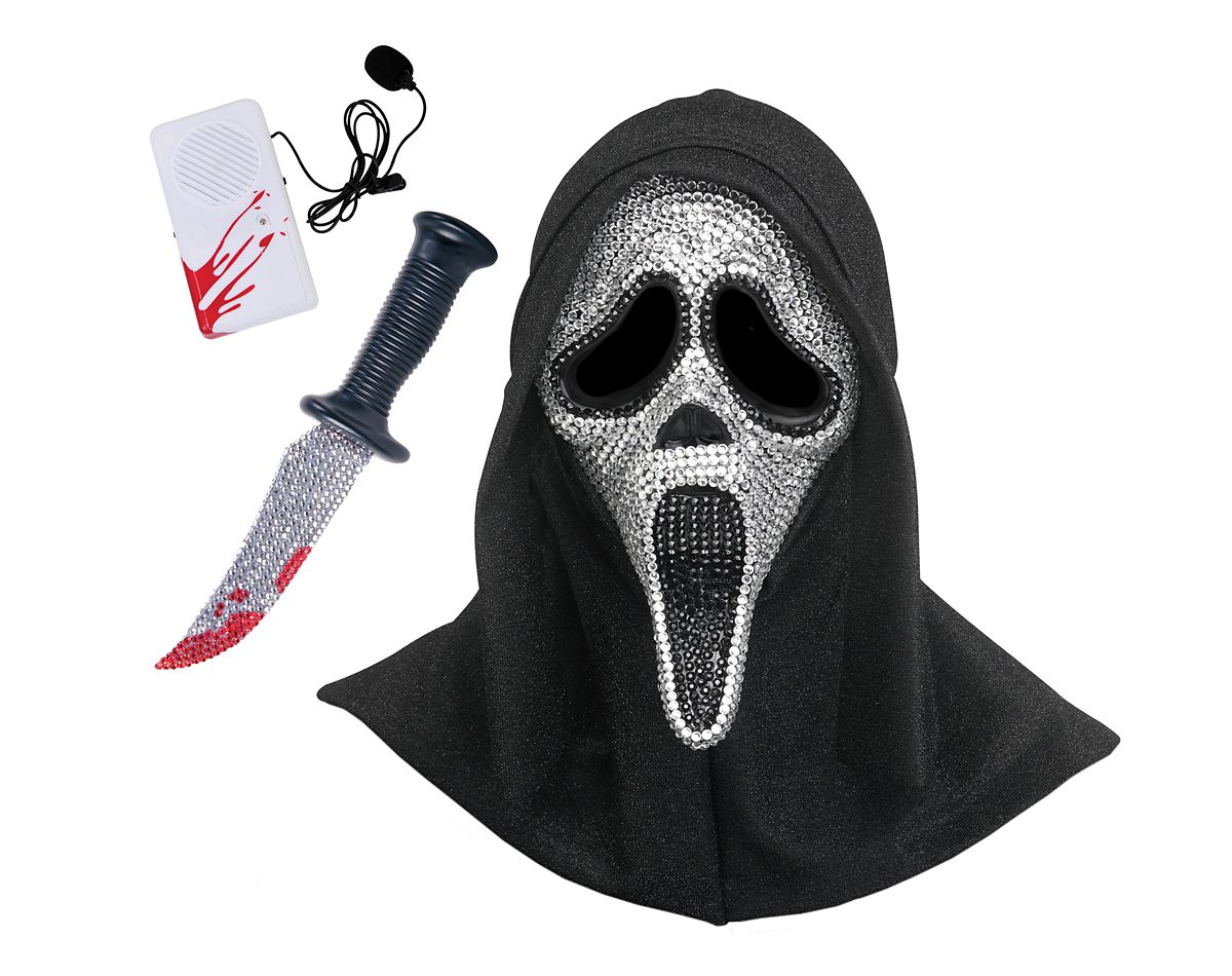 Ghost Face Bling Costume Kit