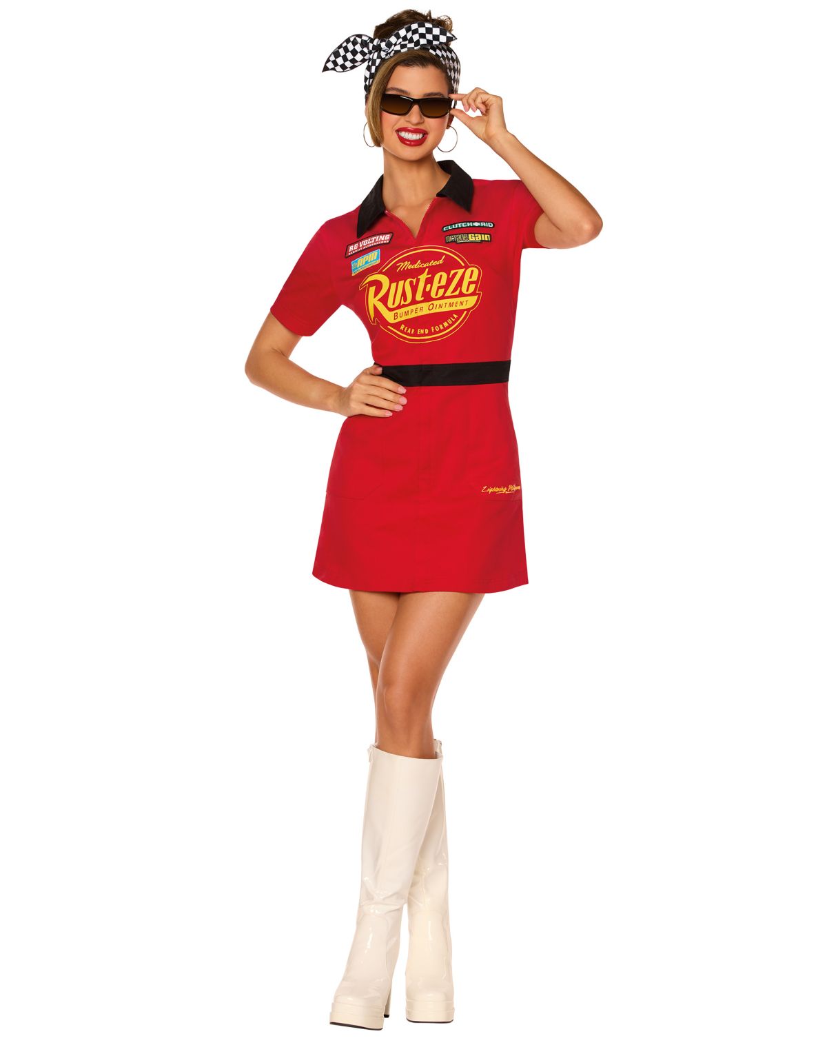 Adult Lightning McQueen Dress Costume - Cars