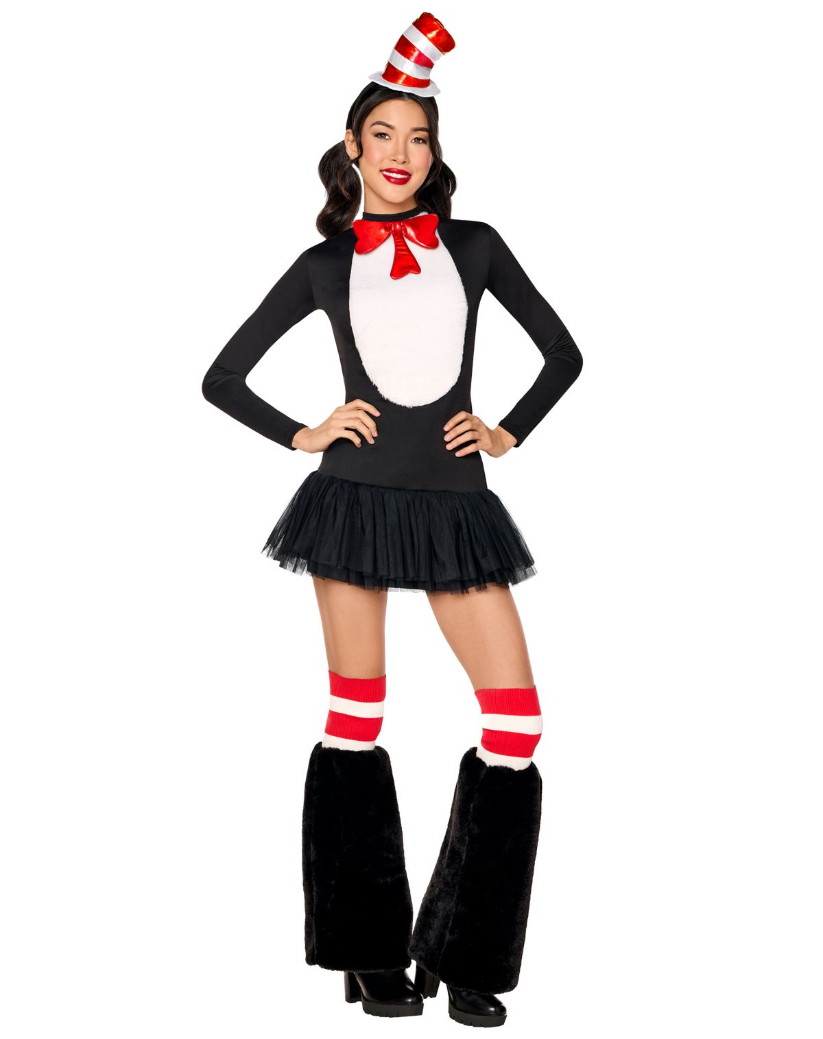 Adult The Cat in the Hat Dress Costume - Dr. Seuss