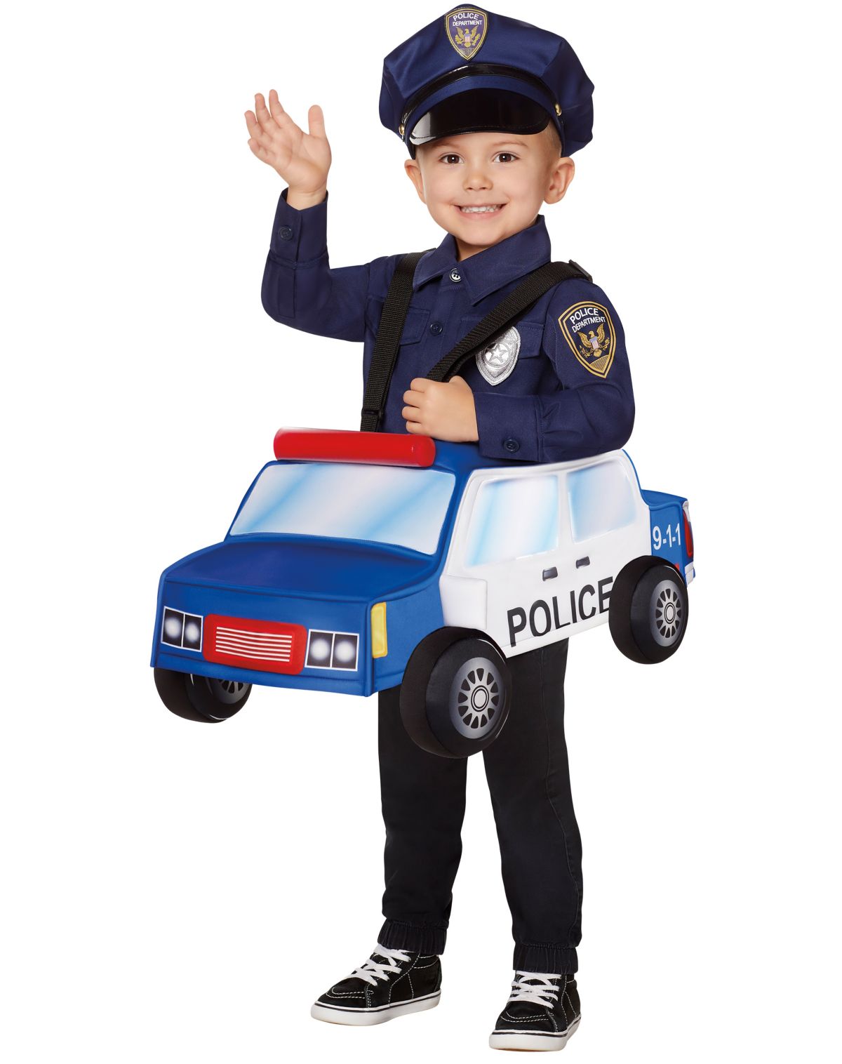 Toddler Ride-Along Police Car Costume