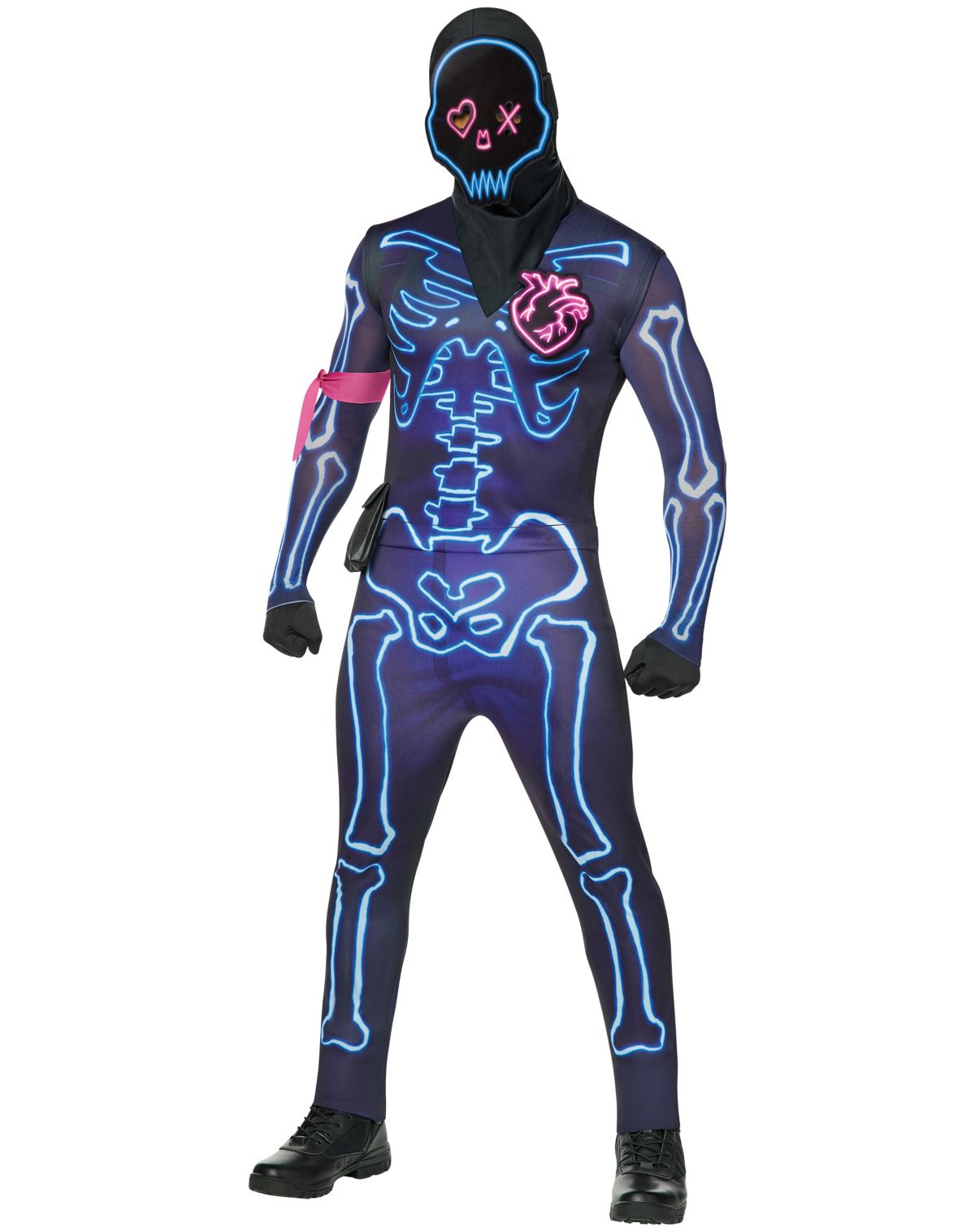 Adult Light-Up Fortnite Party Trooper Costume