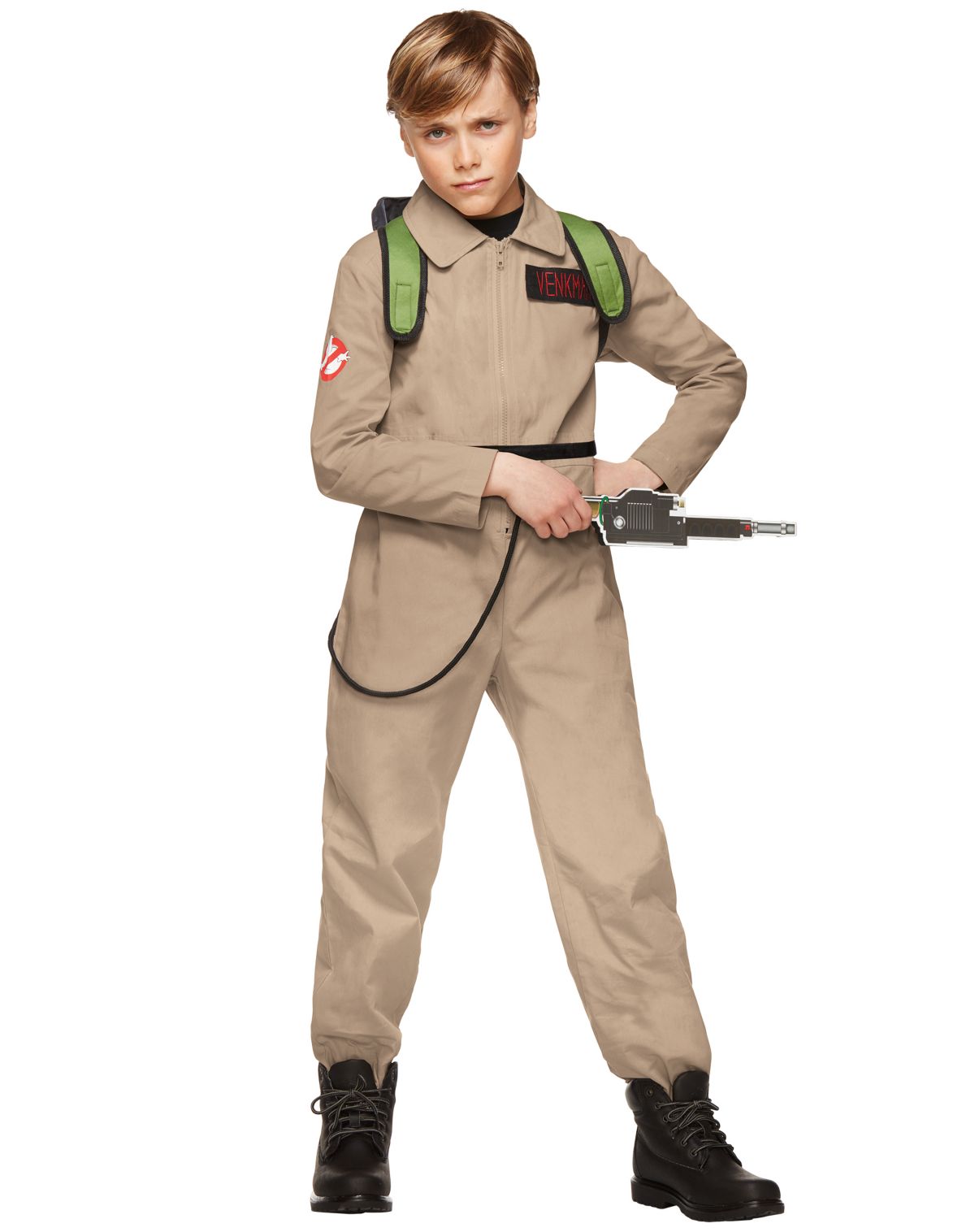 Kids Ghostbusters Boys One Piece Costume with Proton Pack - Ghostbusters Classic