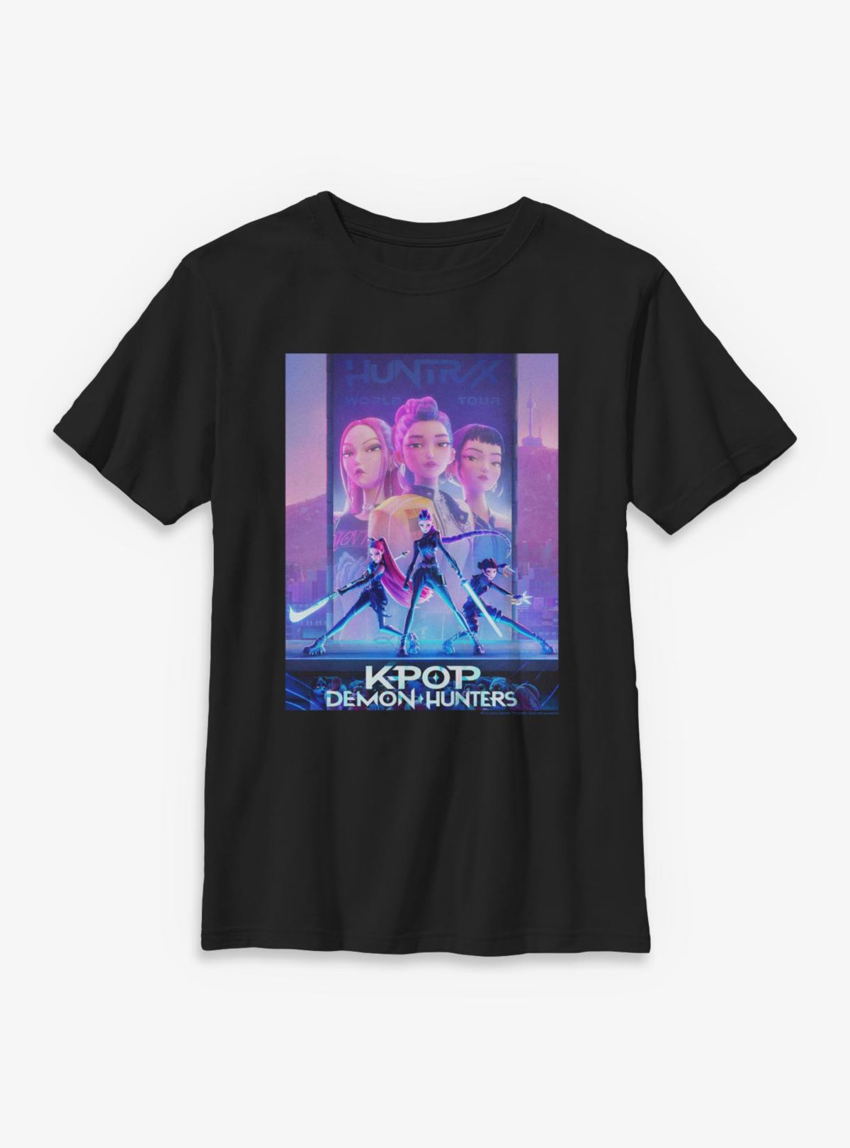 Kids Huntr/x World Tour T Shirt - KPop Demon Hunters