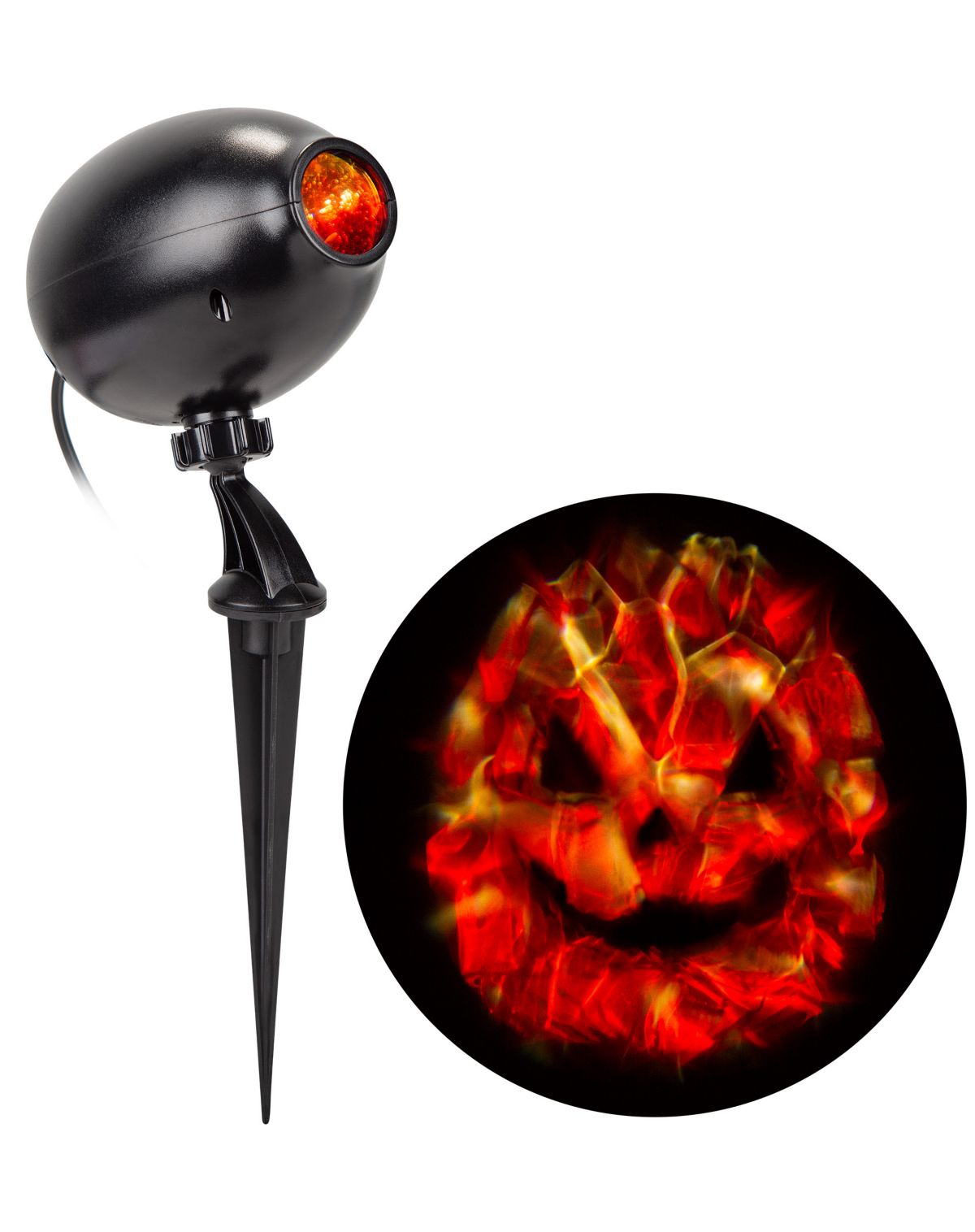 Pumpkin Fire and Ice Light Projector