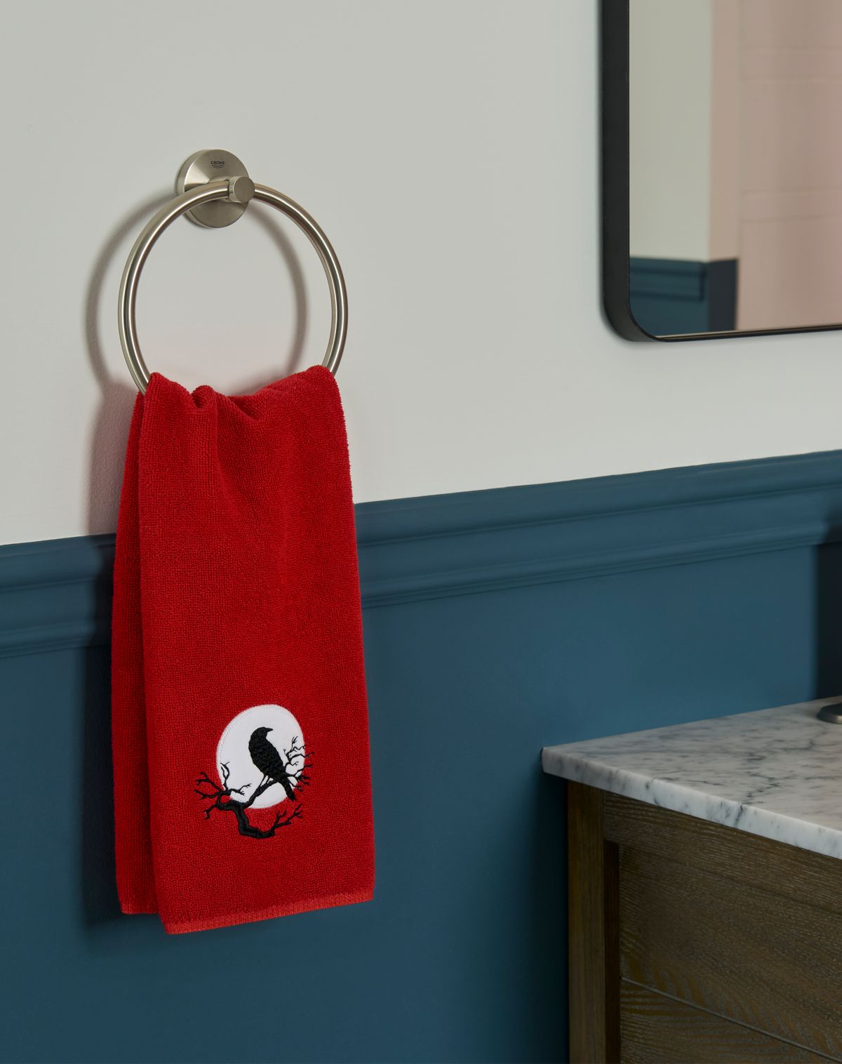 Raven Hand Towel