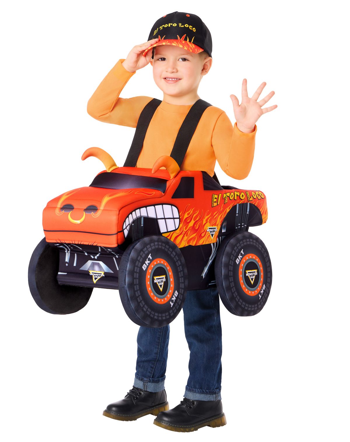Toddler El Toro Loco Ride-Along Costume - Monster Jam