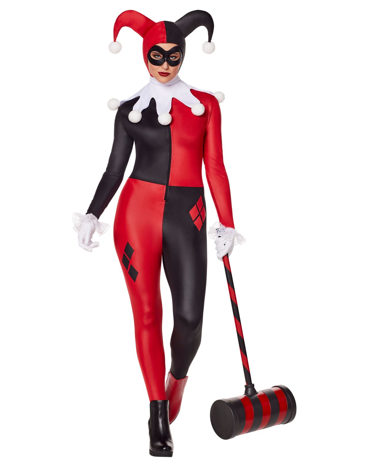 Adult Harley Quinn Catsuit Costume - DC Villains