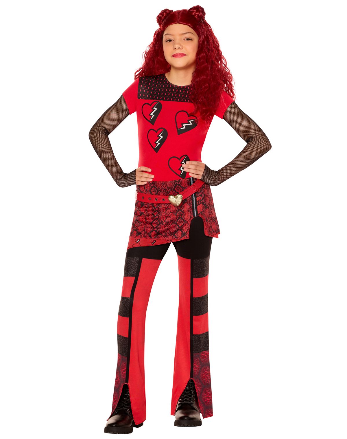 Kids Red Queen of Hearts Costume - Descendants: The Rise of Red