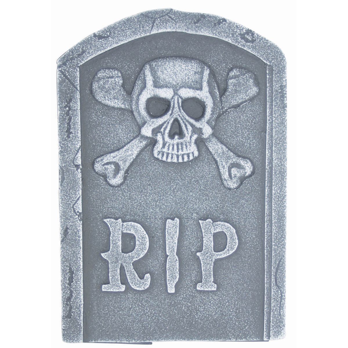 15 Inch Skull and Bones Tombstone