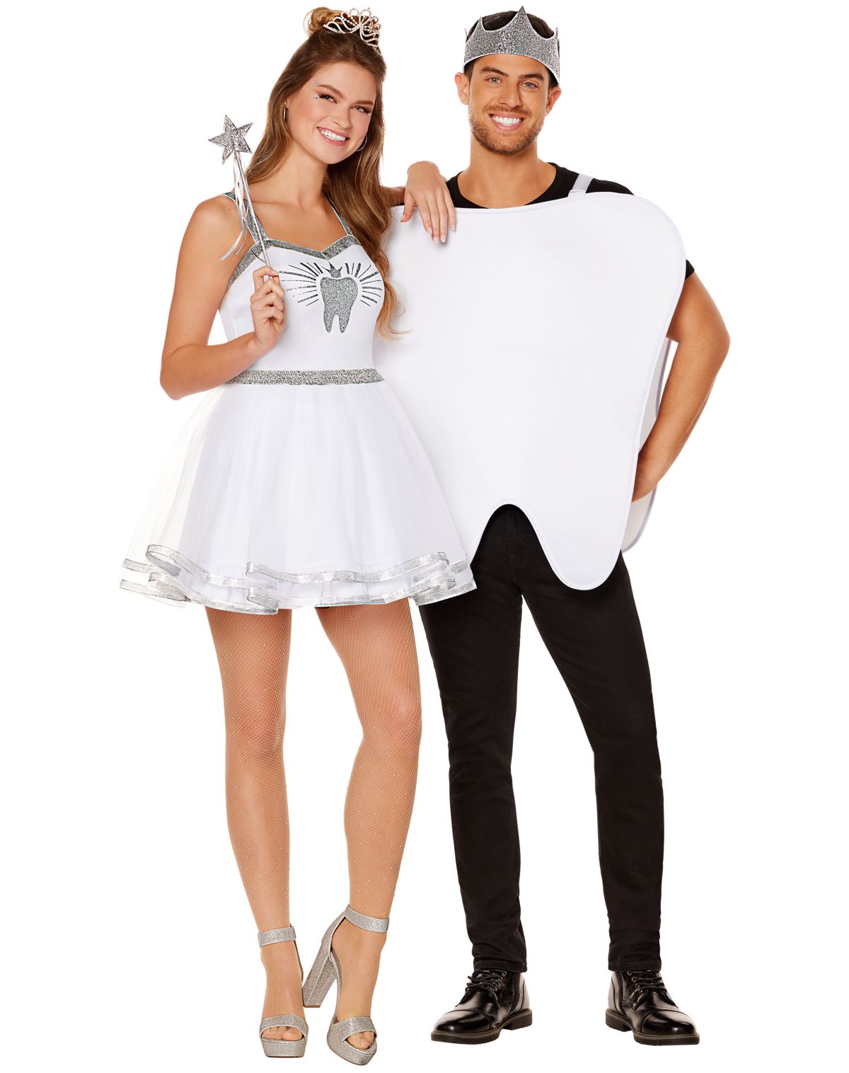 Adult Tooth and Tooth Fairy Couples Costumes