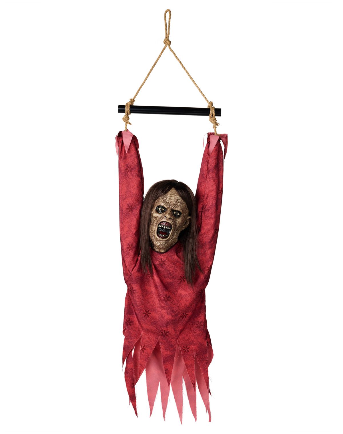Half Body Hanging Female Zombie