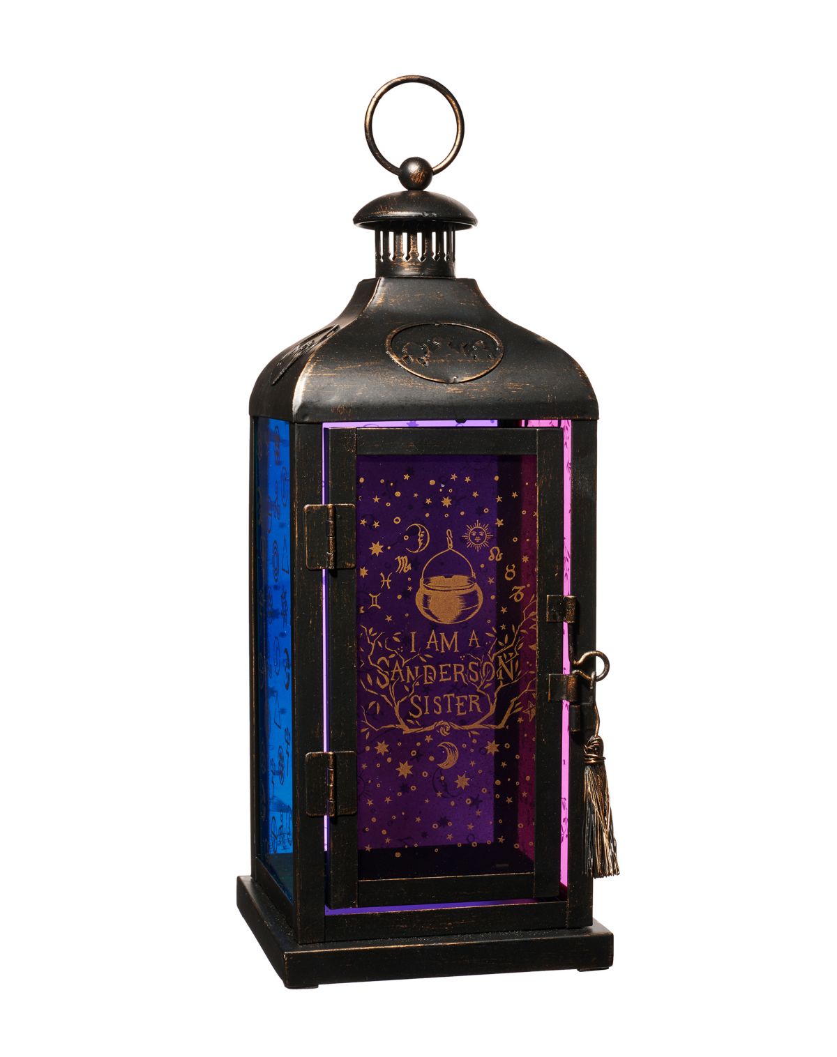 Hocus Pocus Multi-Colored Glass Lantern