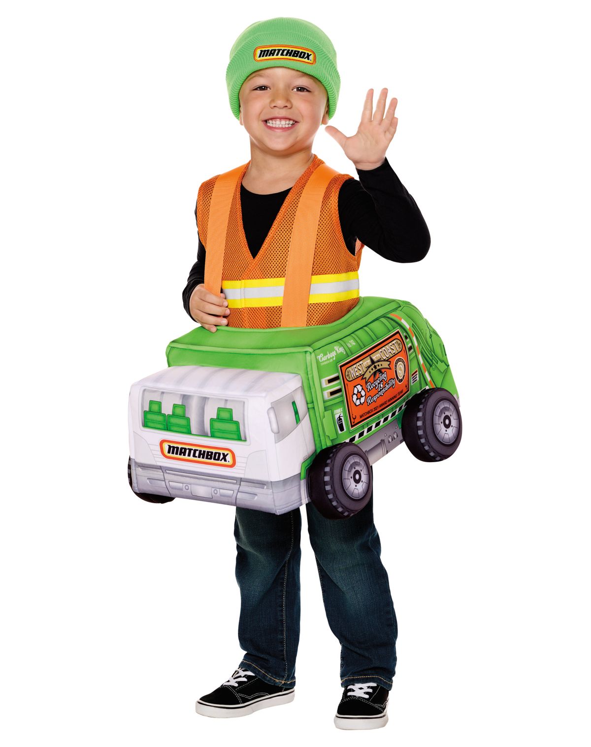 Toddler Matchbox Trash Truck Ride-Along Costume