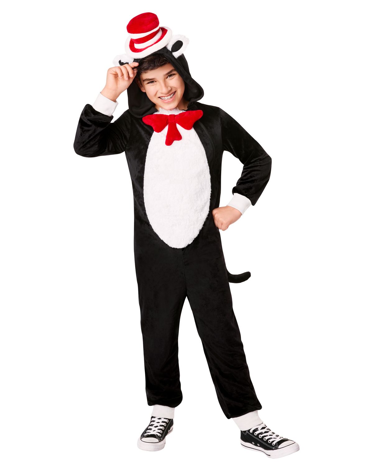 Kids Cat in the Hat Jumpsuit Costume u2013 Dr. Seuss