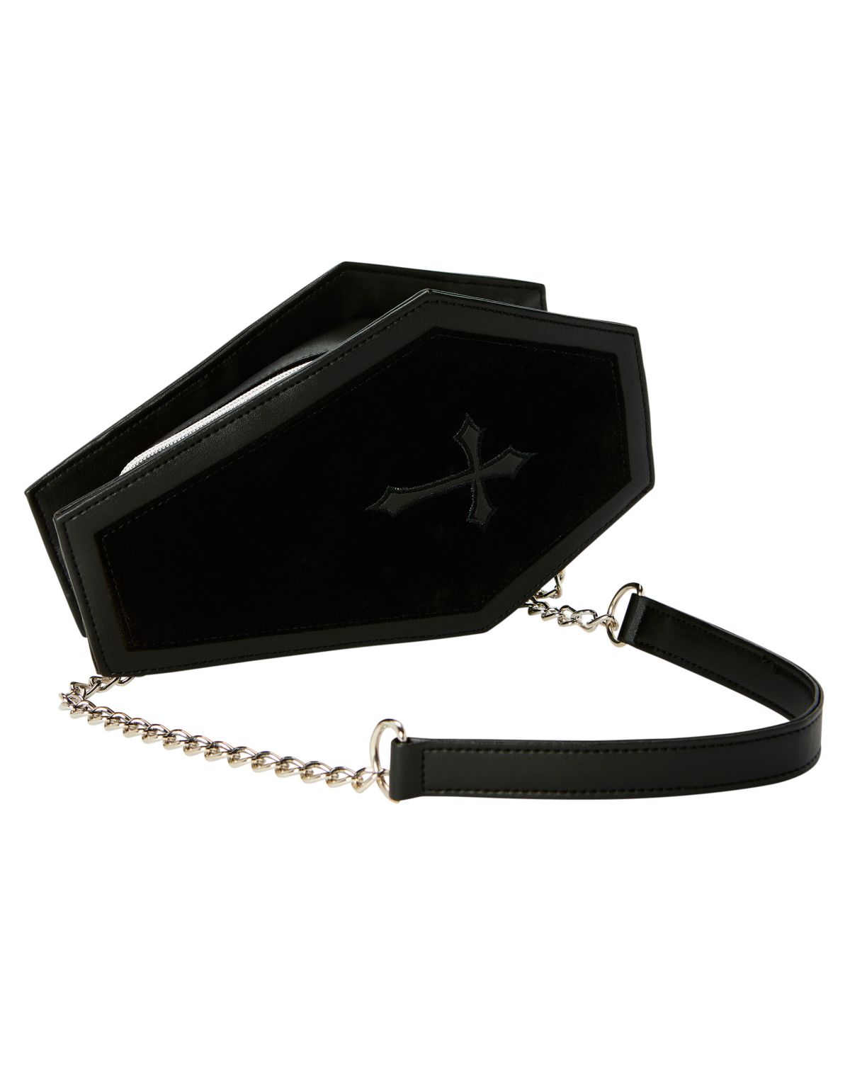 Black Coffin Crossbody Bag