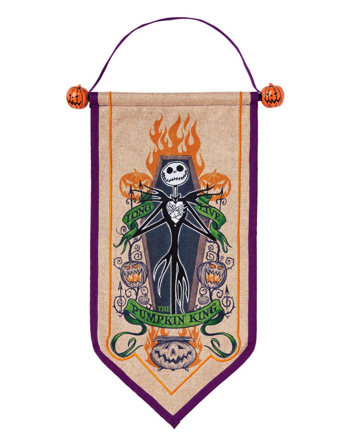 Long Live the Pumpkin King Banner - The Nightmare Before Christmas