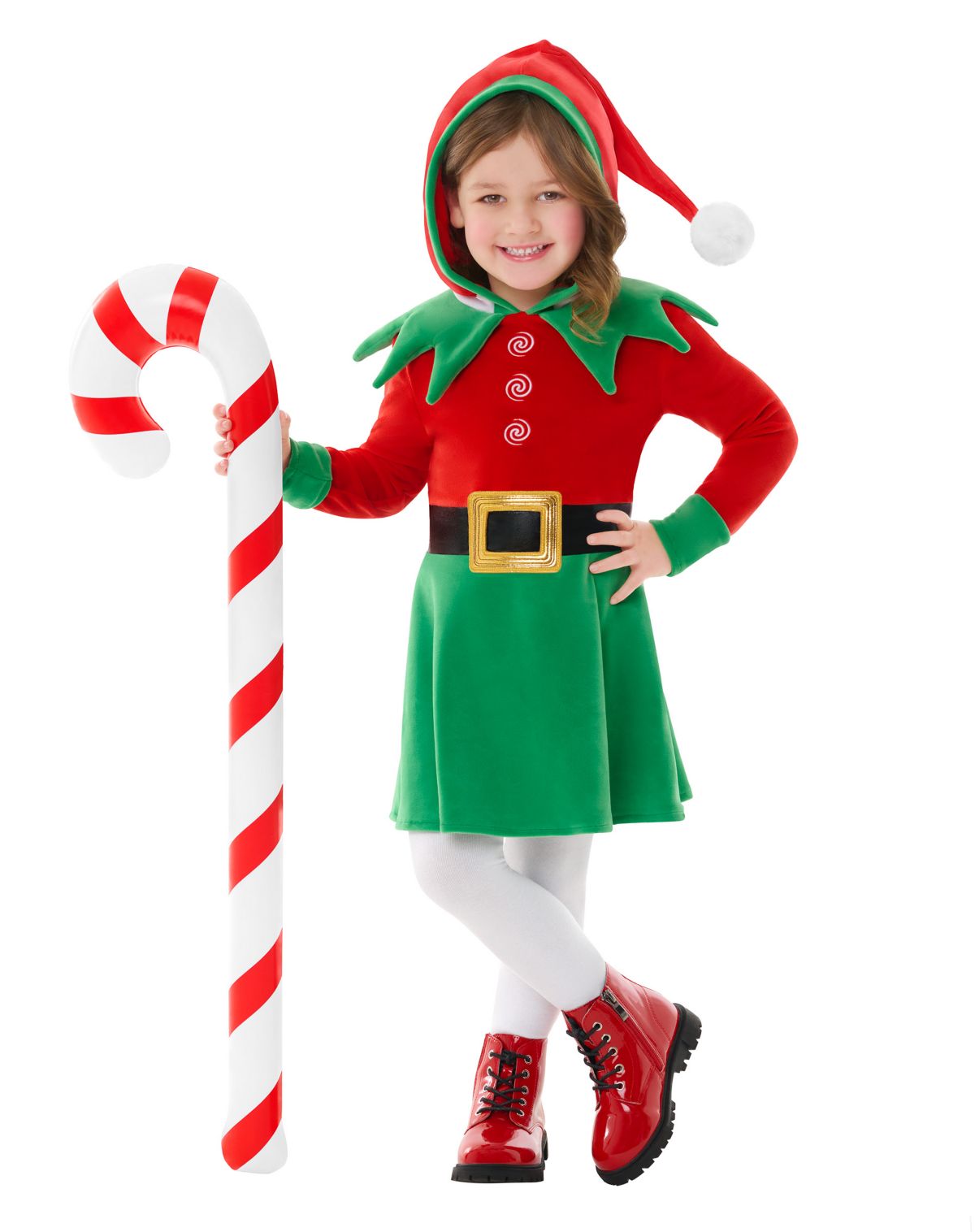 Toddler Elf Hooded Dress Costume