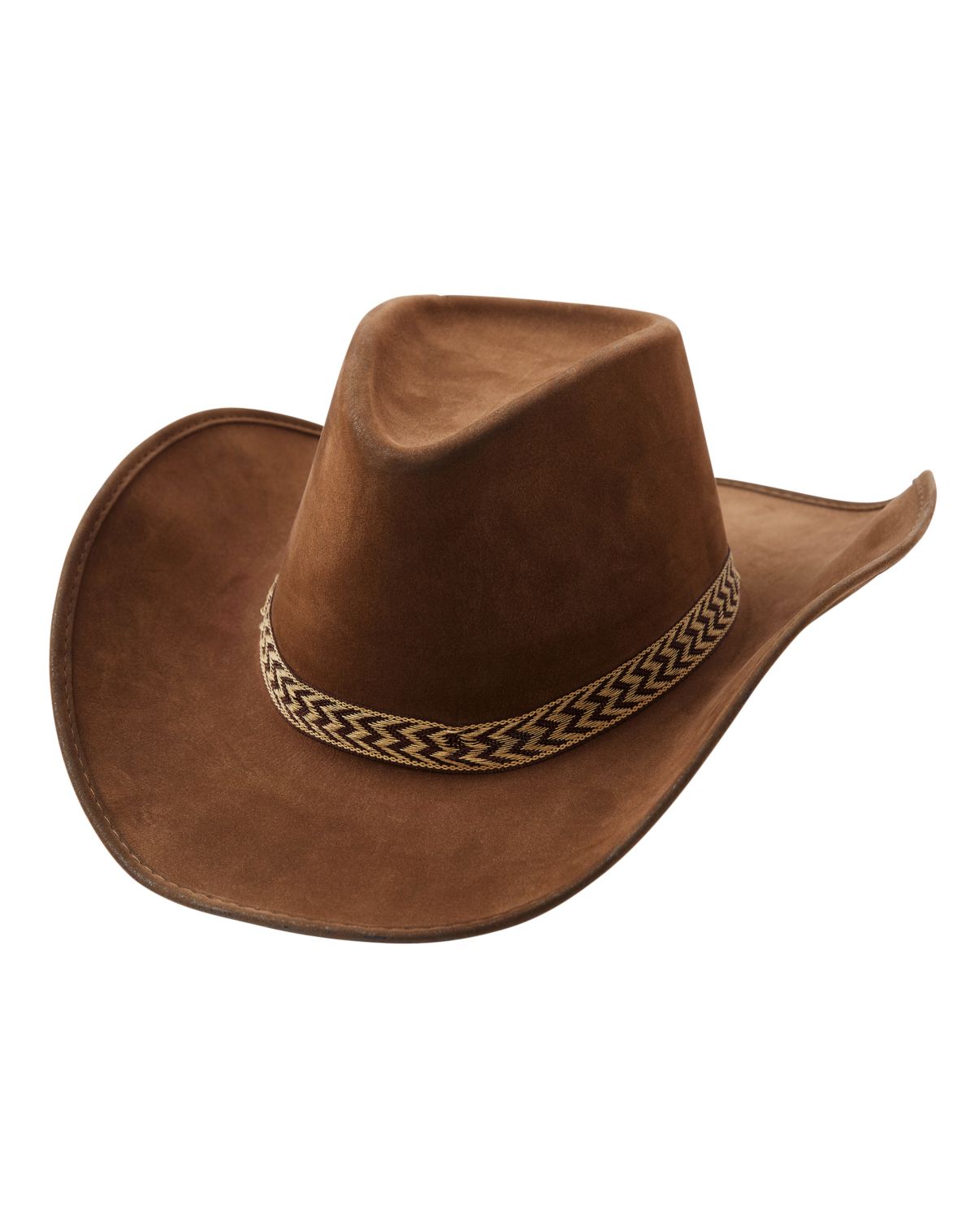 Brown Cowboy Hat Deluxe