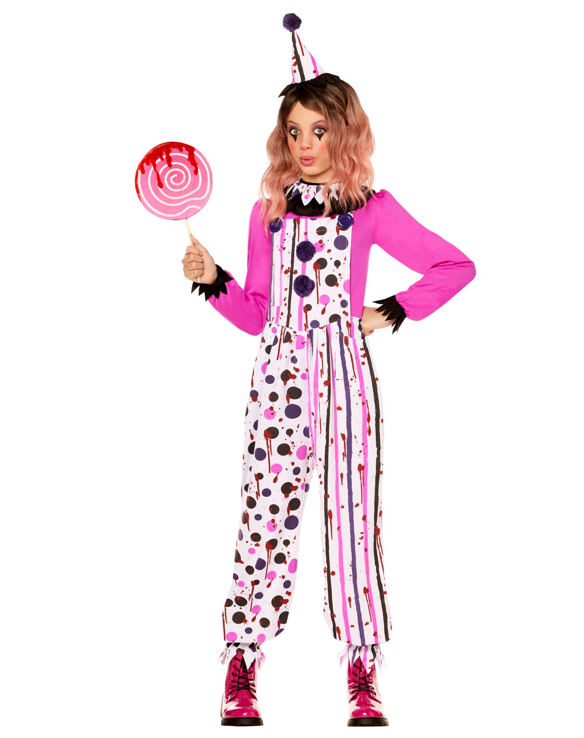 Kids Scary Sweet Clown Costume