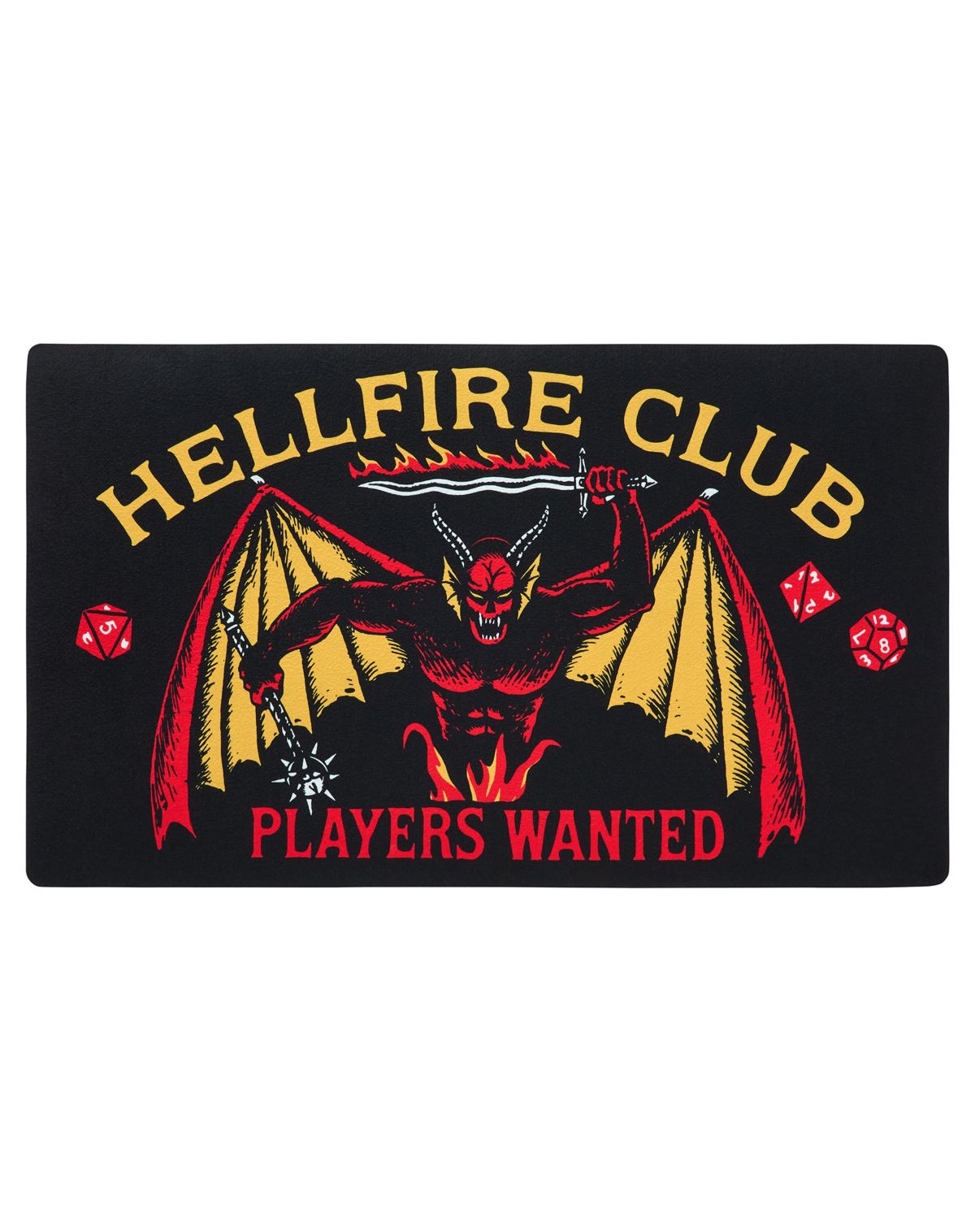 Hellfire Club Players Wanted Doormat -  Stranger Things