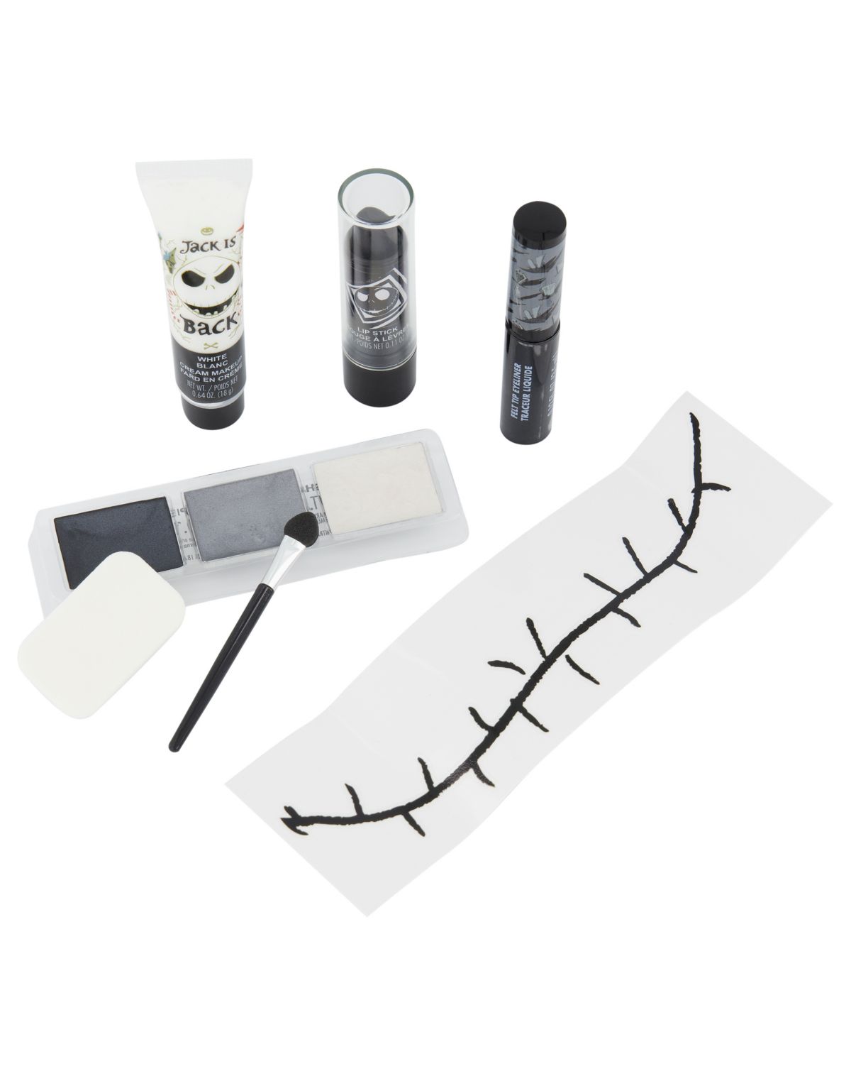 Jack Skellington Makeup Kit - The Nightmare Before Christmas