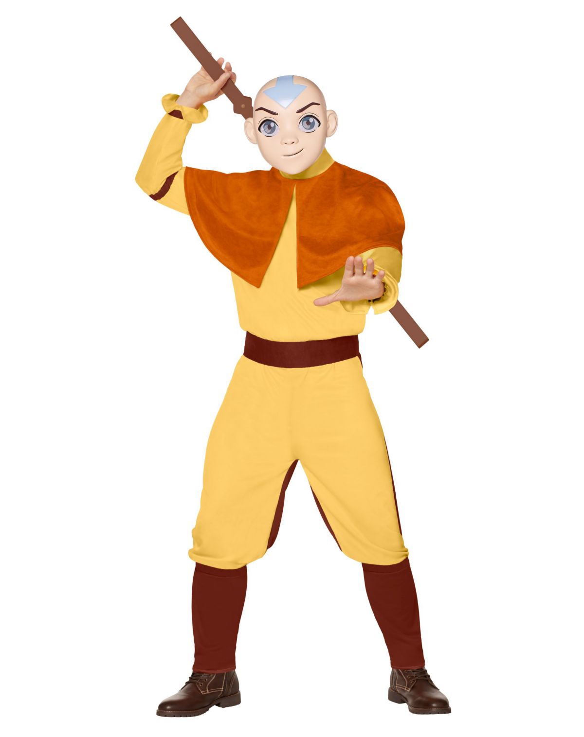 Adult Aang Jumpsuit Costume - Avatar The Last Airbender