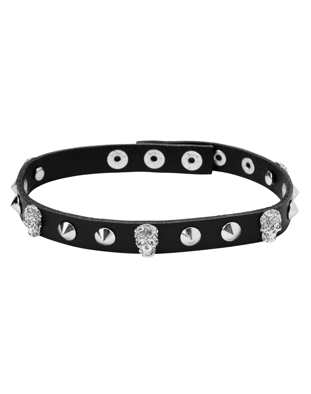 Skull Horror Punk Choker Necklace