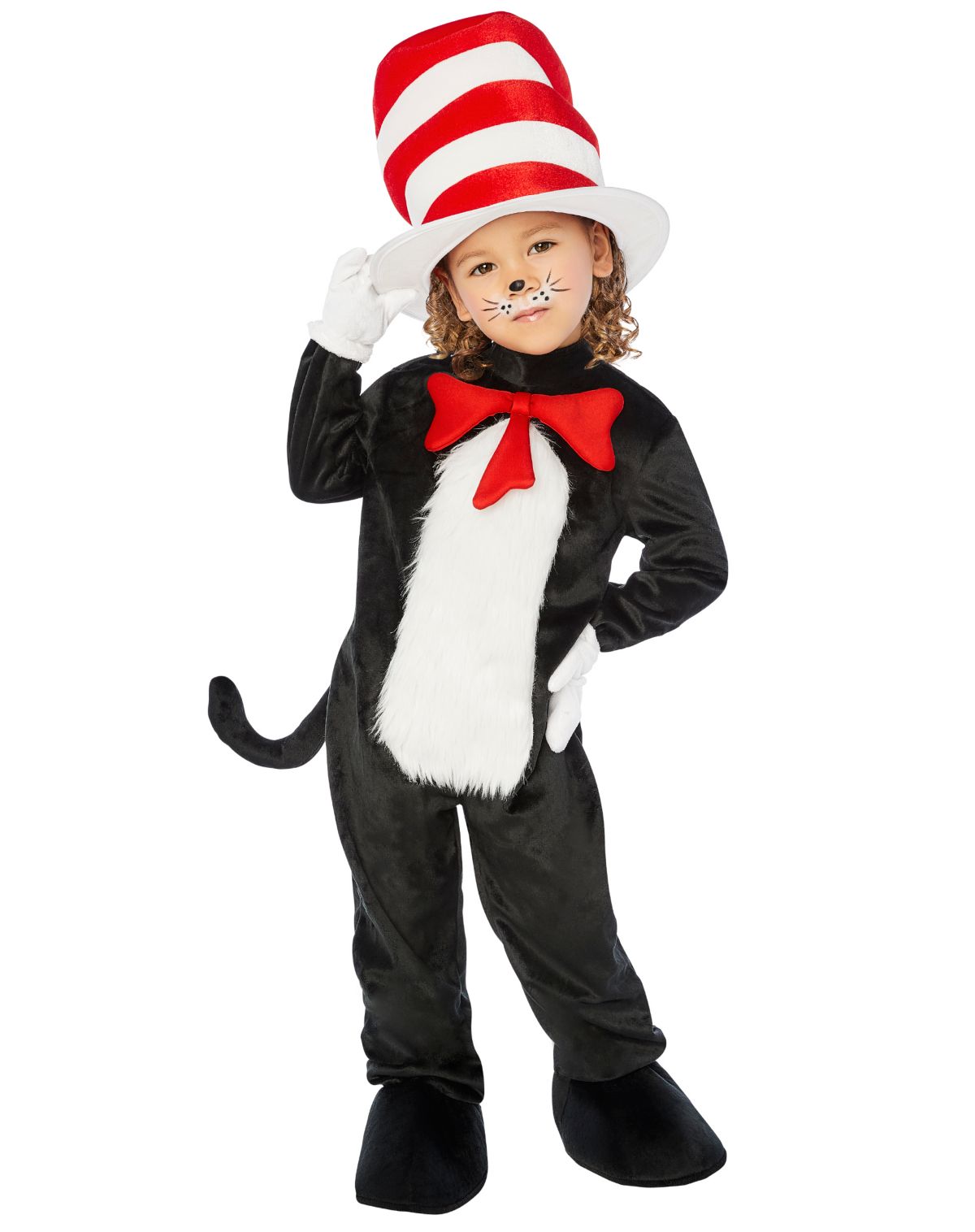 Toddler Cat in the Hat Jumpsuit Costume u2013 Dr. Seuss