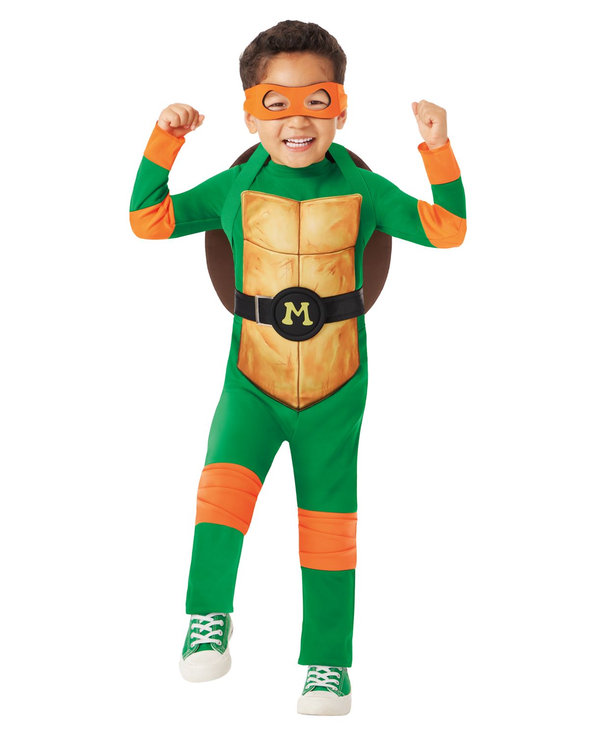 Toddler Michelangelo Jumpsuit Costume - TMNT Mutant Mayhem