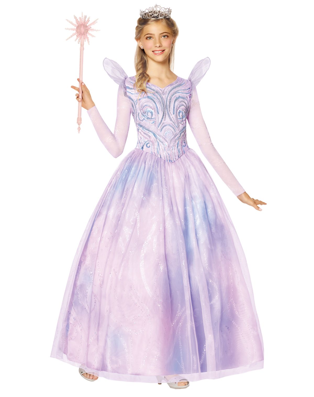 Kids Glinda Blue Dress Costume -  Wicked: For Good