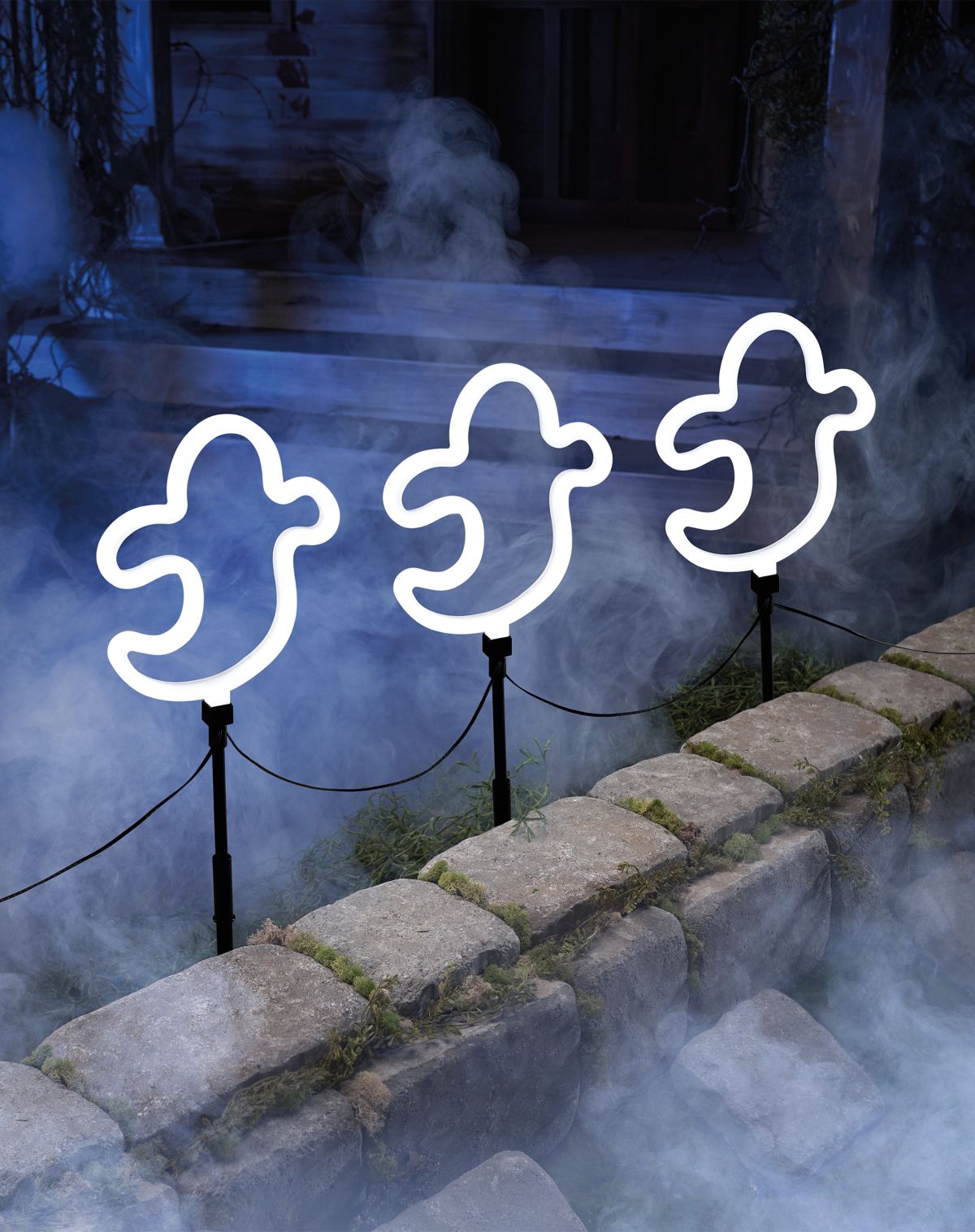 Light-Up LED Glowing Ghost Pathway Markers