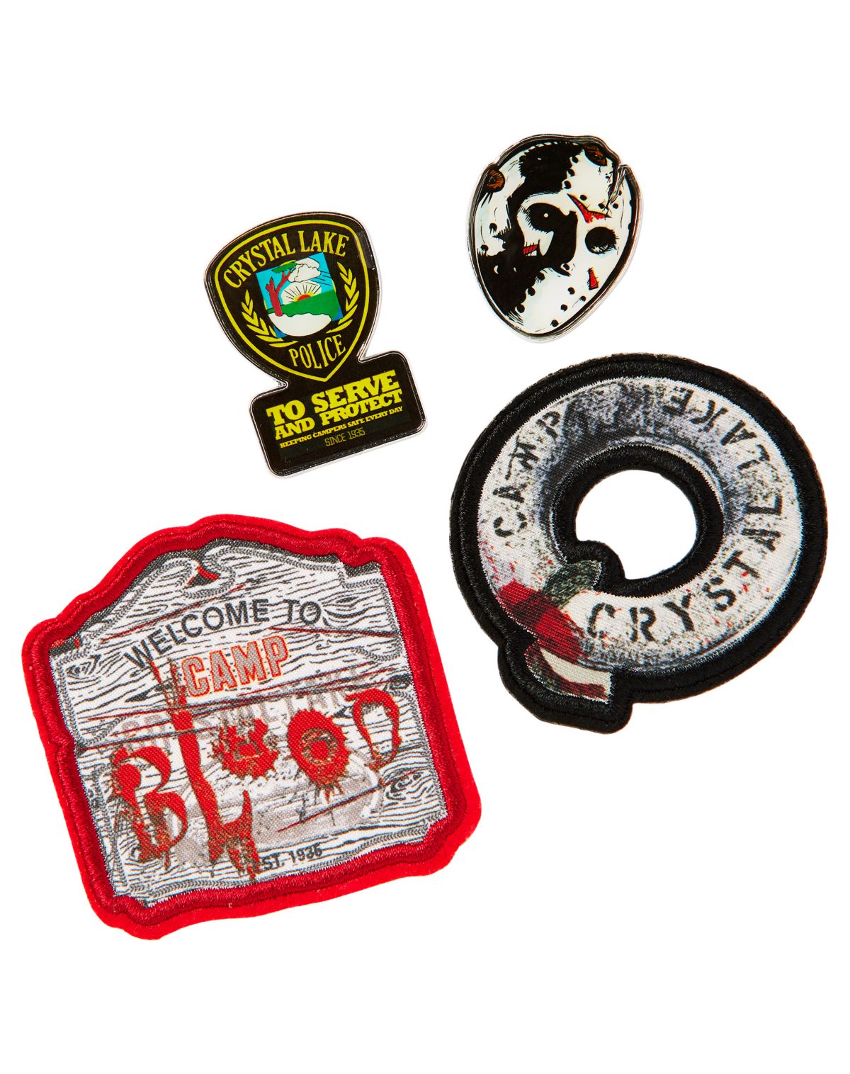 Jason Pin Patch Set - Friday the 13th