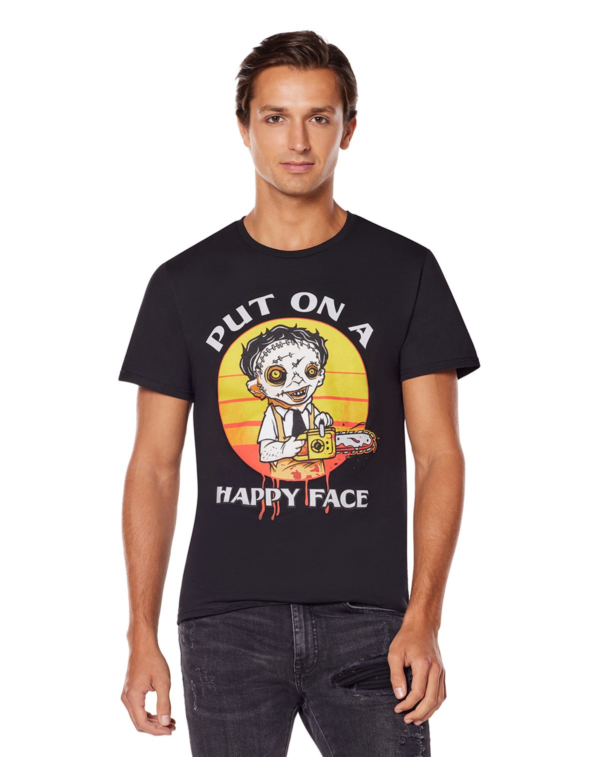 Happy Leatherface T Shirt - The Texas Chainsaw Massacre
