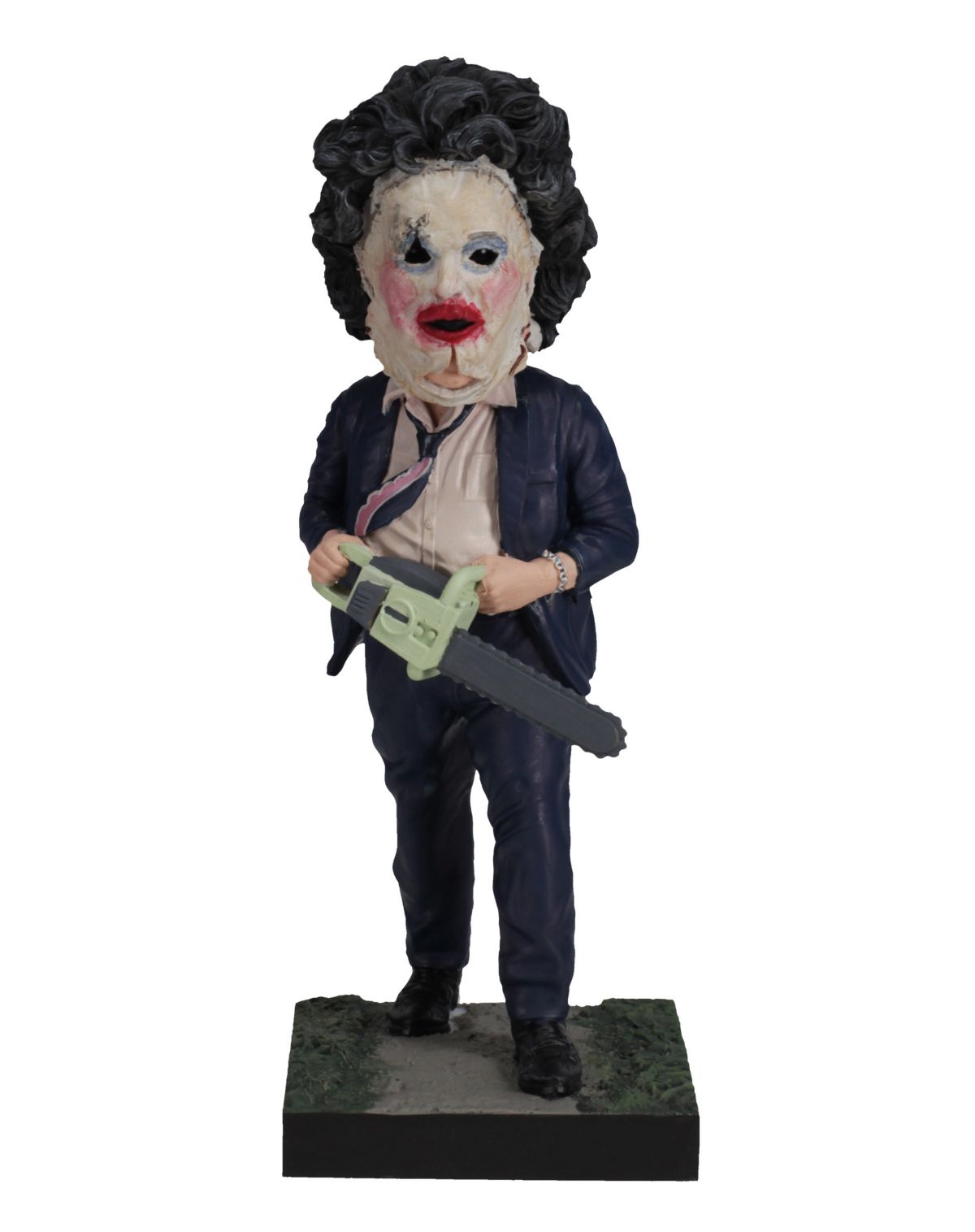 Leatherface Pretty Woman Mask Bobblehead Statue - The Texas Chainsaw Massacre