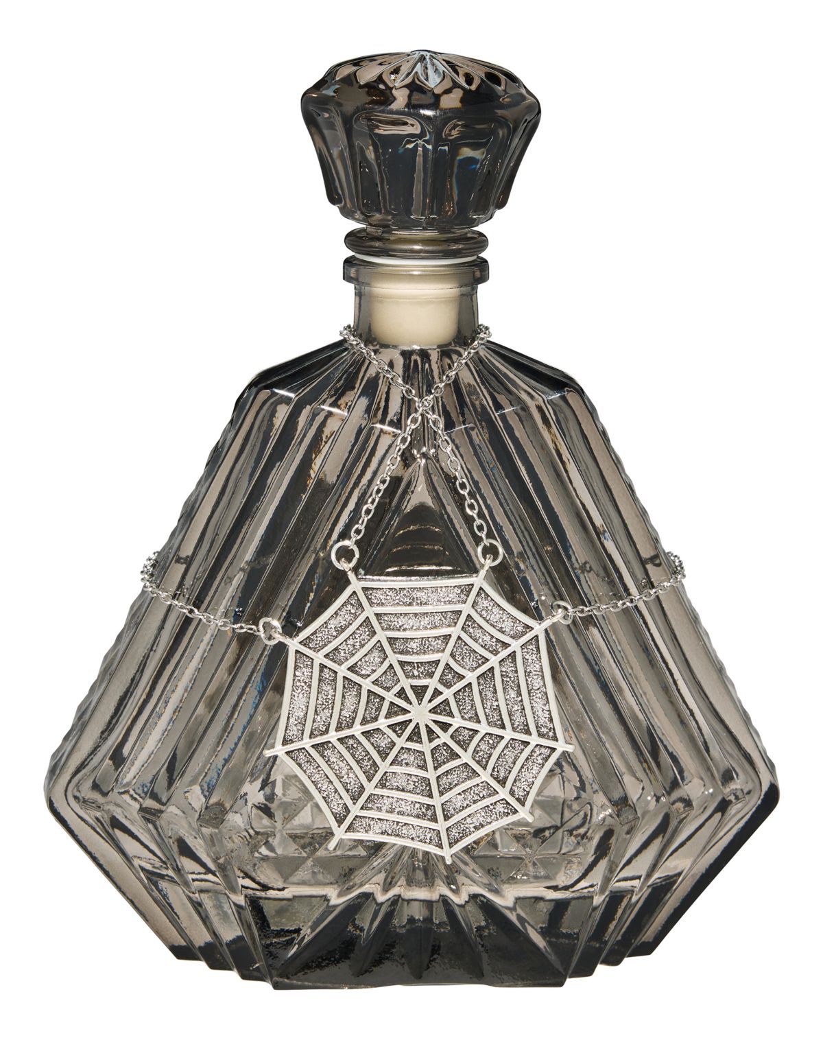 Enchanted Shadows Silver Decanter - 17 oz.